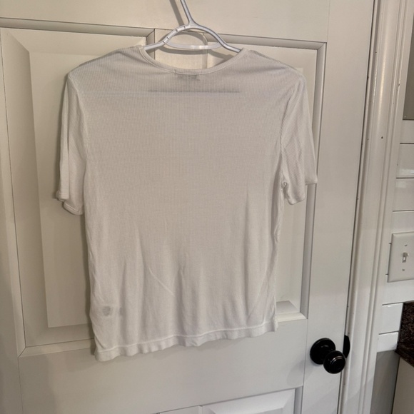 Agolde Abbie Slim Tee White 45314 - Picture 9 of 12